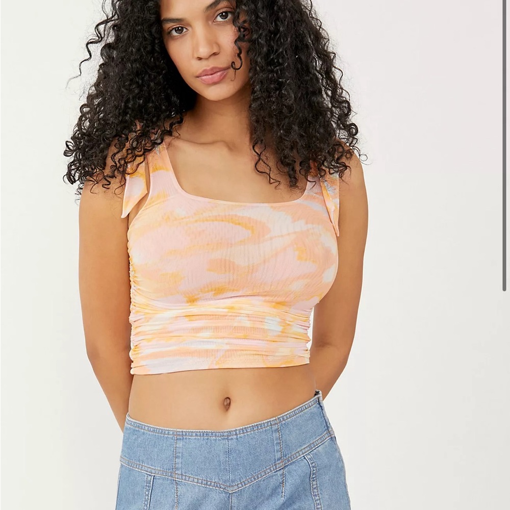 Free People Avenue Mesh Tank Top